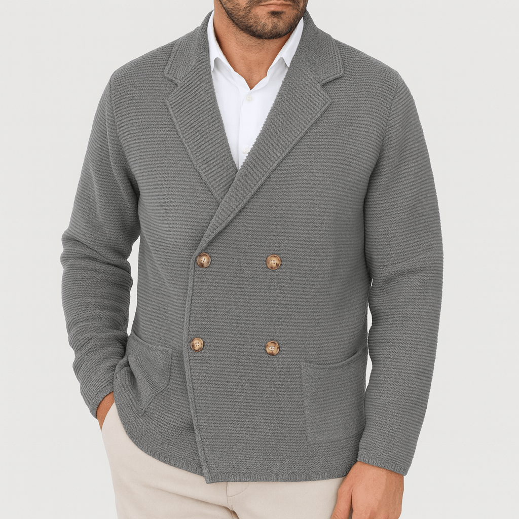 Lovestylo | Dubbelgeknopte Brei Cardigan