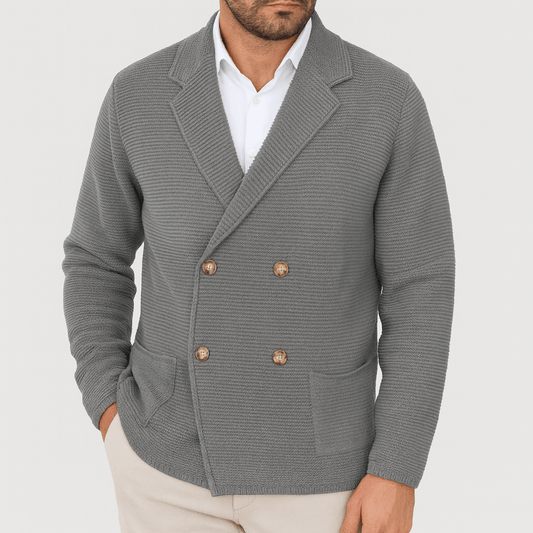 Lovestylo | Dubbelgeknopte Brei Cardigan