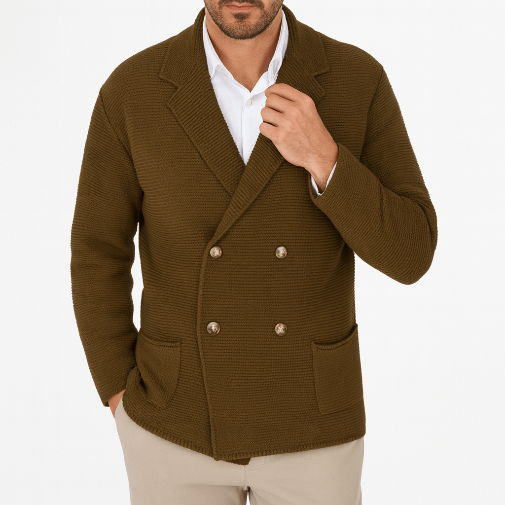 Lovestylo | Dubbelgeknopte Brei Cardigan