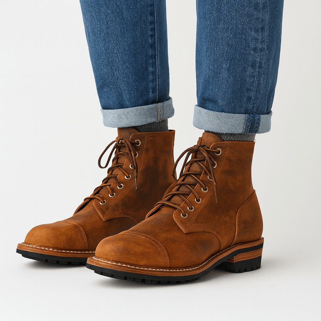 Lovestylo | Leren Enkellaarsjes